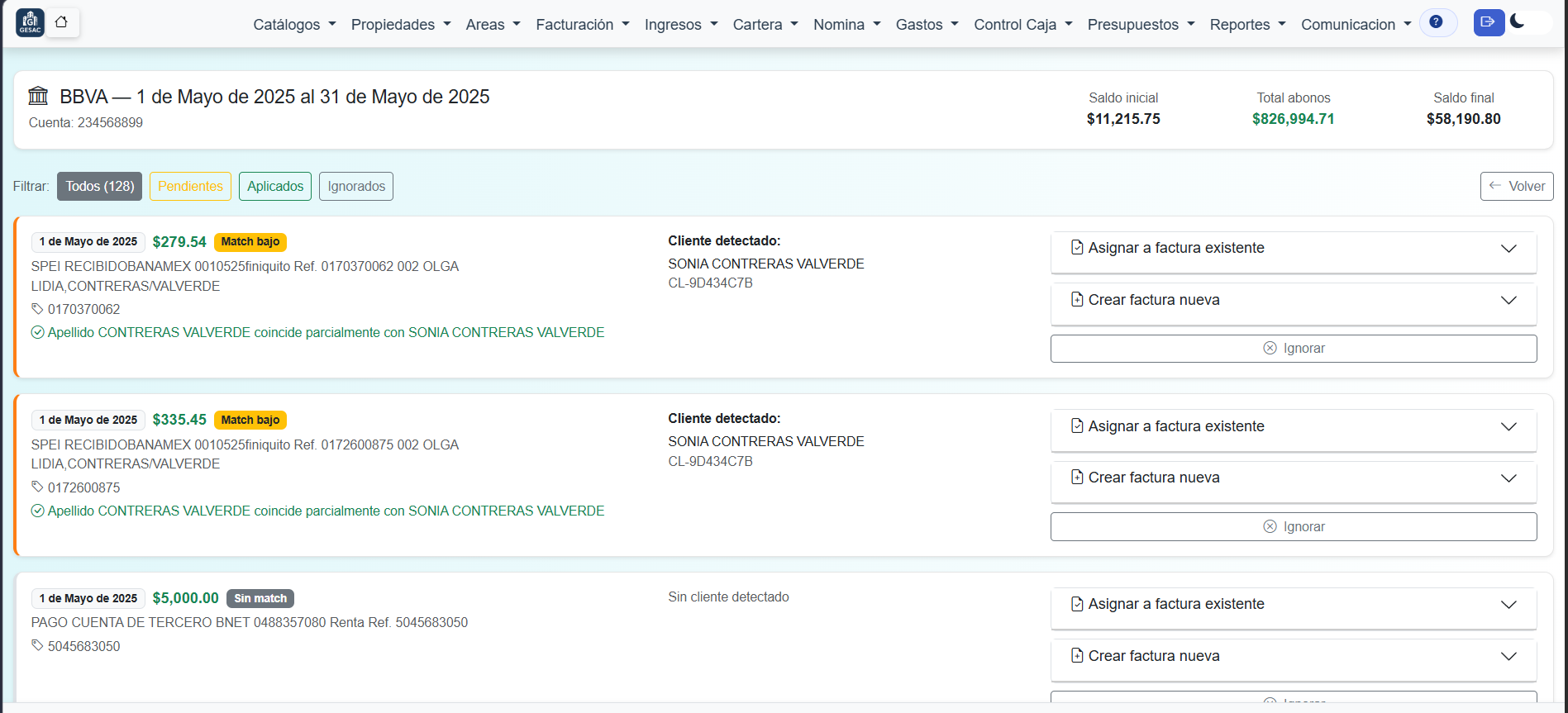 Cobros de cuotas en automatico