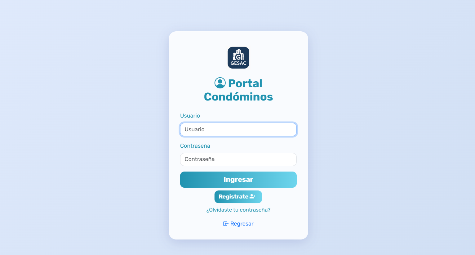 Portal acceso Condóminos